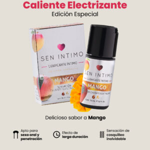 Lubricante íntimo Mango Sensación Caliente Electrizante X 30 ml - Imagen 4