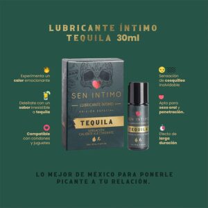 Lubricante Íntimo Tequila Sensación Caliente Electrizante x 30 ml - Image 3