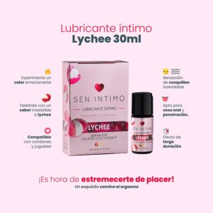 Lubricante Íntimo Lychee Sensación Caliente Electrizante x 30 ml - Image 3