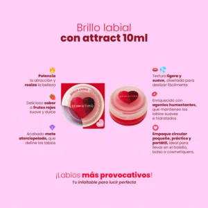 Brillo Labial X 10 Ml Frutos Rojos Sen Intimo - Image 4