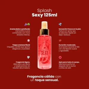Splash Sexy X 125 Ml Sen Intimo - Image 3