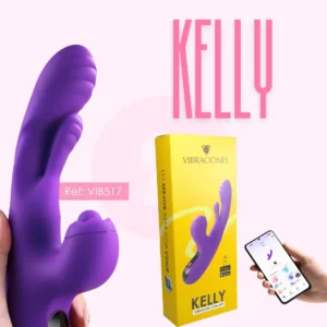 Vibrador Kelly con App Estimulación y Aleteo Lateral Vibraciones - Image 4