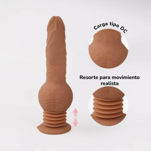 Mini Sex Machine con Ventosa Velosten - Image 6